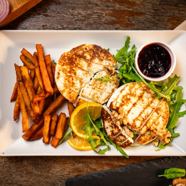 Grillezett kecskesajt